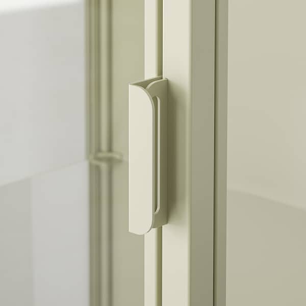 IKEA RUDSTA glass-door cabinet, 16 1/2x14 5/8x61 in Light Green, Ikea Ireland | 3961QWTUI