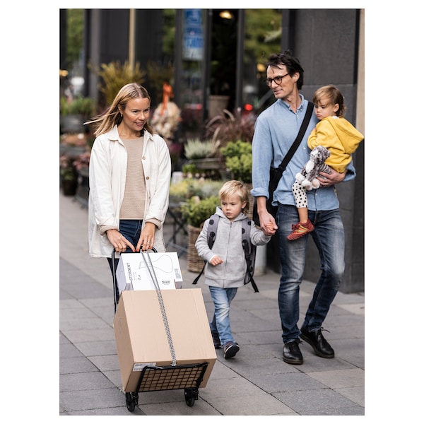 IKEA RULLEBÖR cart, black, Ikea Ireland | 4687IDVXP