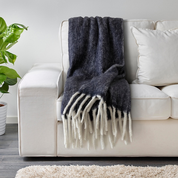 IKEA RUNFRID throw, blue, 51x67 in, Ikea Ireland | 2805BNXAD