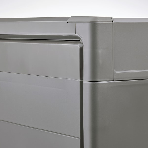 IKEA RUNMARÖ cabinet with doors, dark gray indoor/outdoor, 31 1/2x17 3/8x71 5/8 in, Ikea Ireland | 3579LMGYZ
