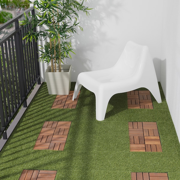 IKEA RUNNEN decking, outdoor, 9 sq feet Brown Stained, Ikea Ireland | 4092GMRNS