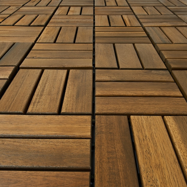 IKEA RUNNEN decking, outdoor, acacia, 9 sq feet Acacia, Ikea Ireland | 9641XUSCZ