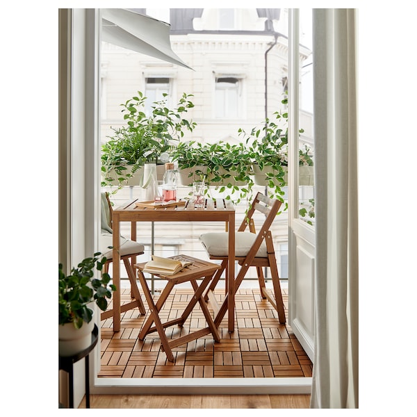 IKEA RUNNEN decking, outdoor, acacia, 9 sq feet Acacia, Ikea Ireland | 9641XUSCZ