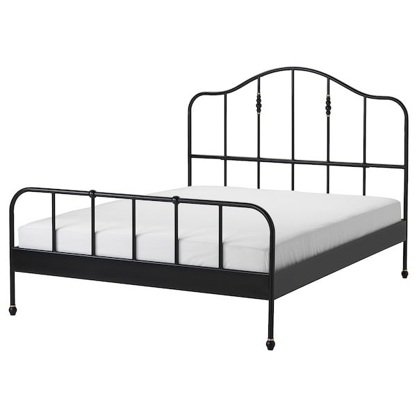 IKEA SAGSTUA bed frame, Queen Black, Ikea Ireland | 2367RVLEH