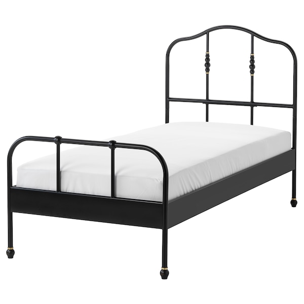 IKEA SAGSTUA bed frame, Twin Black / Luröy, Ikea Ireland | 8437JZSVC