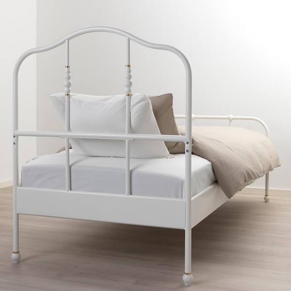 IKEA SAGSTUA bed frame, Twin White / Luröy, Ikea Ireland | 6037TYPQB