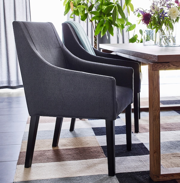 IKEA SAKARIAS armchair Black / Sporda Dark Gray, Ikea Ireland | 7069JIQRU