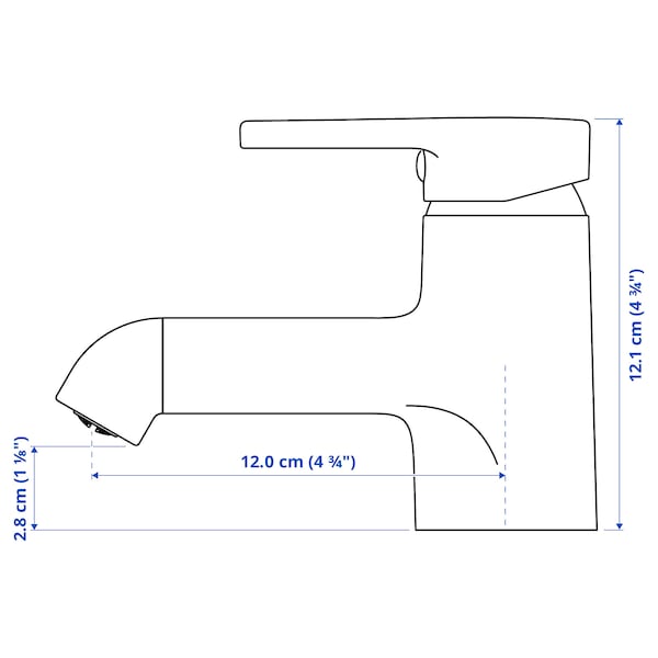 IKEA SALJEN bath faucet Black, Ikea Ireland | 8320ERXPH