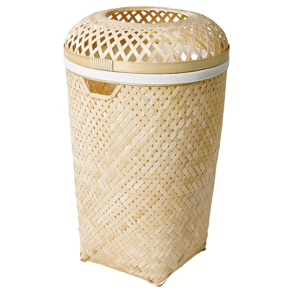 IKEA SALUDING laundry basket, handmade bamboo, 13 gallon, Ikea Ireland | 0613XOQYR