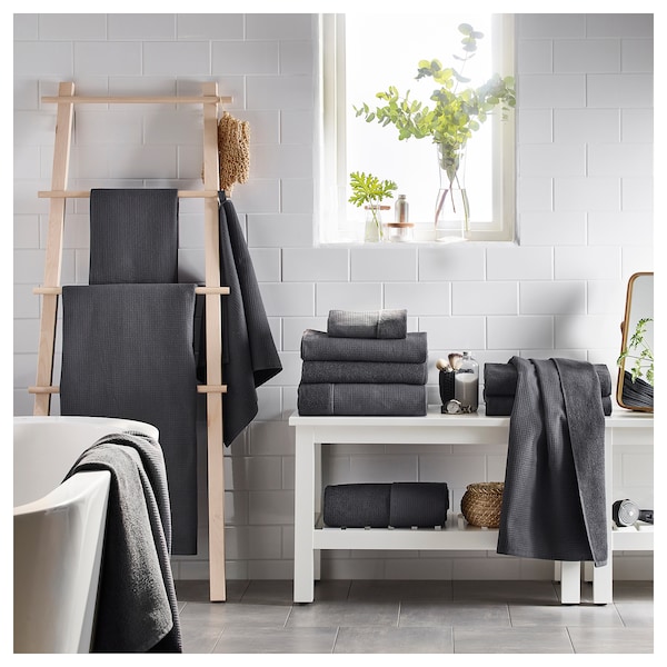 IKEA SALVIKEN bath sheet, 39x59 in Anthracite, Ikea Ireland | 2053EFLOB
