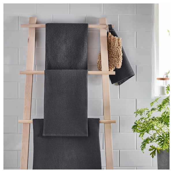 IKEA SALVIKEN bath sheet, 39x59 in Anthracite, Ikea Ireland | 2053EFLOB