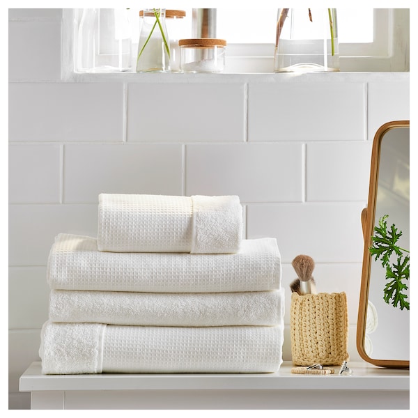 IKEA SALVIKEN bath sheet, 39x59 in White, Ikea Ireland | 6013OIKUV