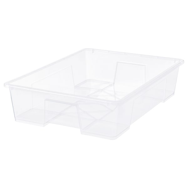 IKEA SAMLA box, clear, 30 ¾x22x7 in/15 gallon, Ikea Ireland | 9618COXPM