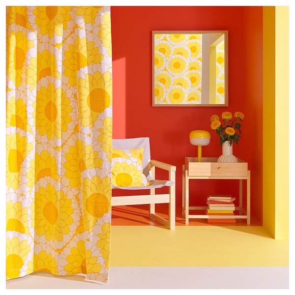 IKEA SANDETERNELL pre-cut fabric, 59x118 in Yellow, Ikea Ireland | 1537ERCBJ