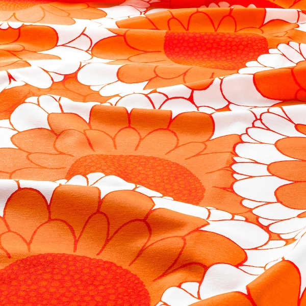 IKEA SANDETERNELL pre-cut fabric, 59x118 in Orange, Ikea Ireland | 7015REHDP