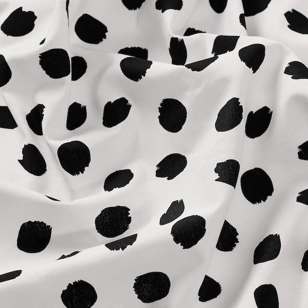 IKEA SANDLUSERN pre-cut fabric, white/black, 59x118 in, Ikea Ireland | 2615SCLZU