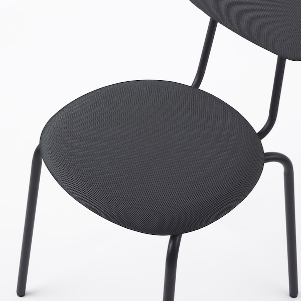 IKEA SANDSBERG / ÖSTANÖ table and 4 chairs, 43 1/4 in Black Black / Remmarn Dark Gray, Ikea Ireland | 7854DQSMW