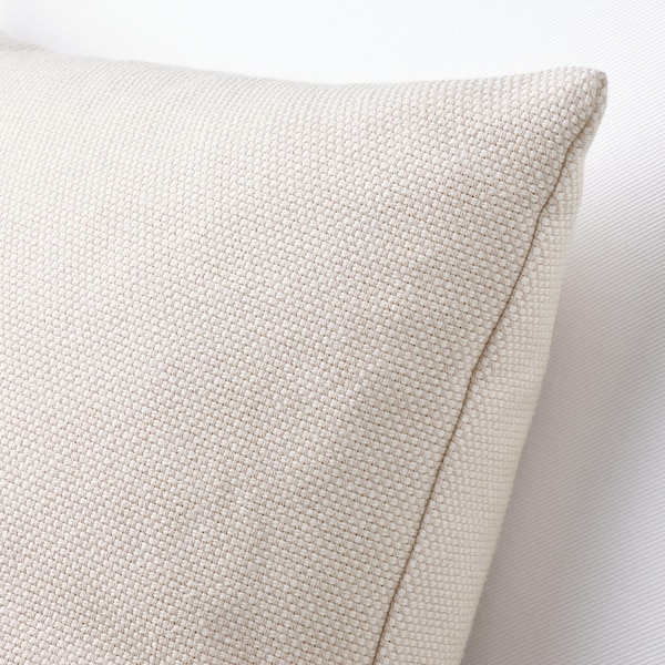 IKEA SANDTRAV cushion, 18x18 in Beige / White, Ikea Ireland | 6173EVAIT
