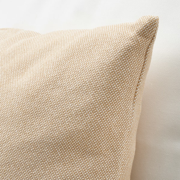 IKEA SANDTRAV cushion, 18x18 in Yellow / Beige / White, Ikea Ireland | 3185ZOGDJ