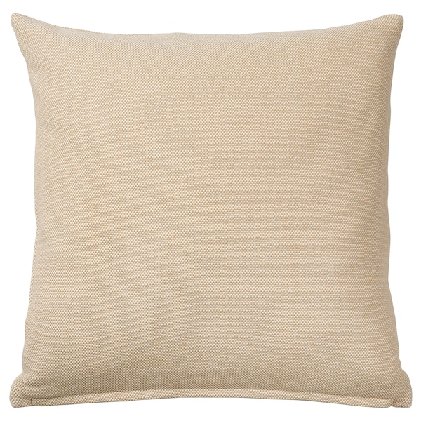IKEA SANDTRAV cushion, 18x18 in Yellow / Beige / White, Ikea Ireland | 3185ZOGDJ
