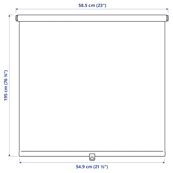 IKEA SANDVEDEL roller blind, beige, 23x76 ¾ in, Ikea Ireland | 4160FEOMN