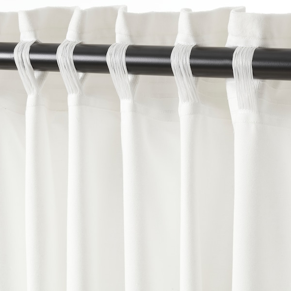 IKEA SANELA curtains, 1 pair, white, 55x98 in, Ikea Ireland | 9723OHVFU