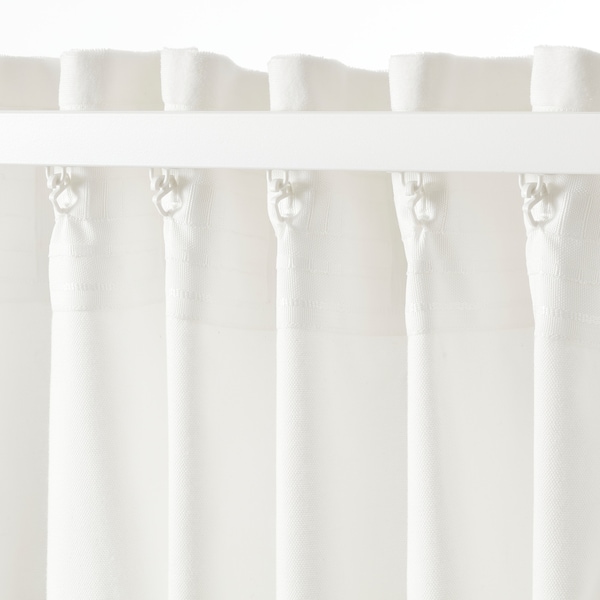 IKEA SANELA curtains, 1 pair, white, 55x98 in, Ikea Ireland | 9723OHVFU