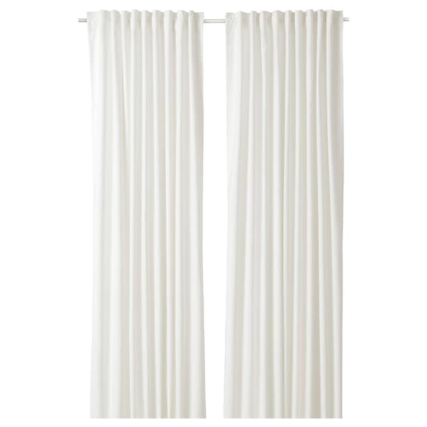 IKEA SANELA curtains, 1 pair, white, 55x98 in, Ikea Ireland | 9723OHVFU