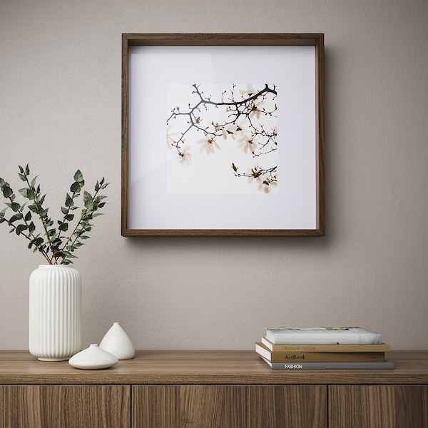 IKEA SANNAHED frame, 19 ¾x19 ¾ in Walnut Effect, Ikea Ireland | 4932NGXDH
