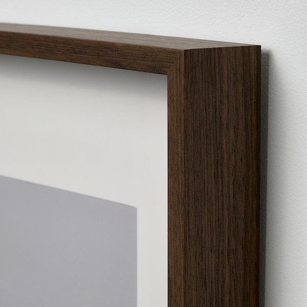 IKEA SANNAHED frame, 19 ¾x19 ¾ in Walnut Effect, Ikea Ireland | 4932NGXDH