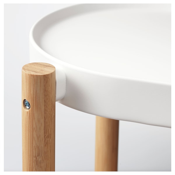 IKEA SATSUMAS plant stand, bamboo/white, 27 ½ in, Ikea Ireland | 3496DSWTV
