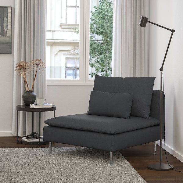 IKEA SÖDERHAMN 1-seat section Fridtuna Dark Gray, Ikea Ireland | 2651HUTLB