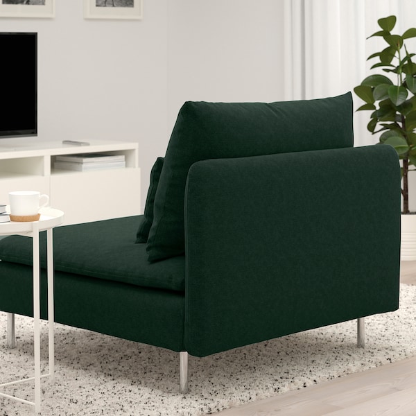 IKEA SÖDERHAMN 1-seat section Tallmyra Dark Green, Ikea Ireland | 8023BQTDV