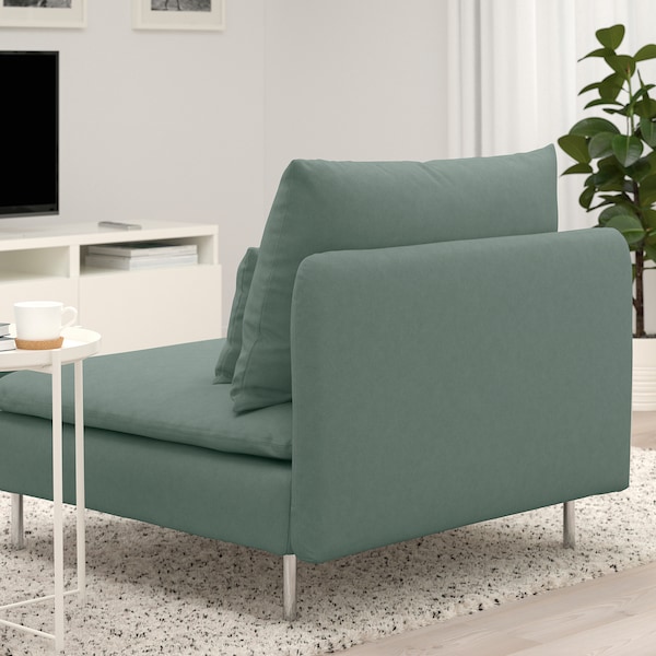 IKEA SÖDERHAMN 1-seat section Tallmyra Light Green, Ikea Ireland | 0735MZUGB