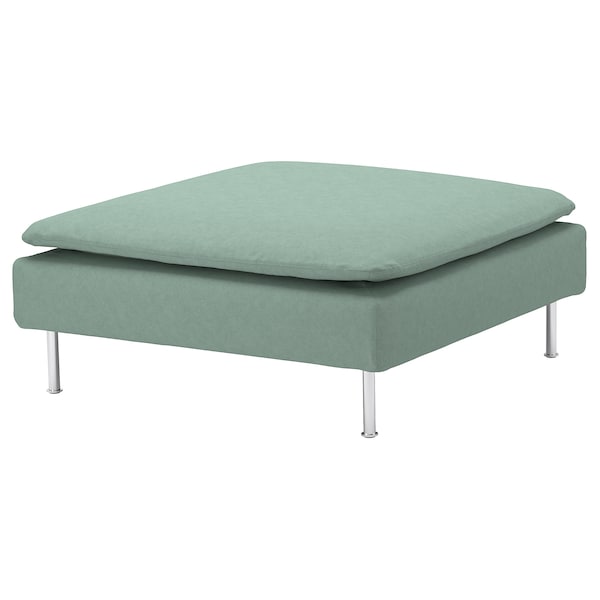 IKEA SÖDERHAMN Cover for ottoman Tallmyra Light Green, Ikea Ireland | 6485SQCWL