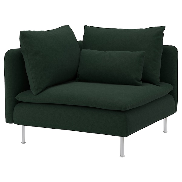 IKEA SÖDERHAMN cover for chaise section Tallmyra Dark Green, Ikea Ireland | 4125DUATR
