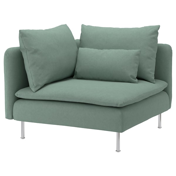 IKEA SÖDERHAMN cover for chaise section Tallmyra Light Green, Ikea Ireland | 7285YXLIG