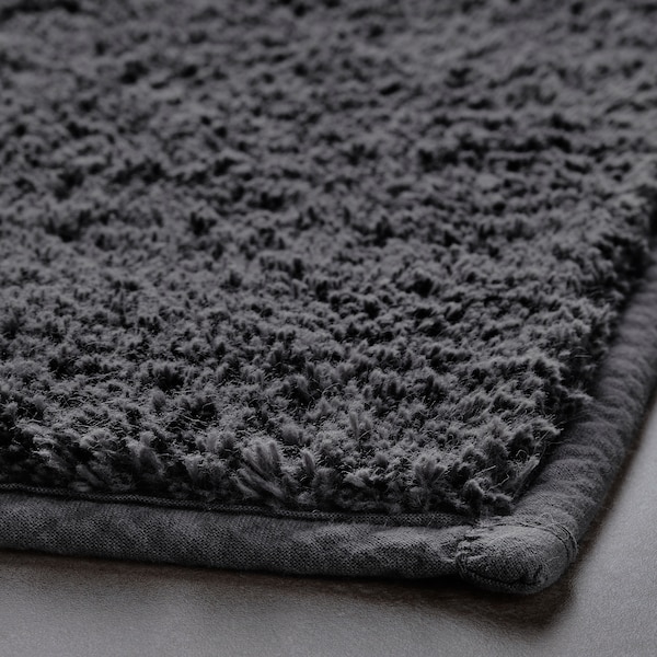 IKEA SÖDERSJÖN bath mat, 20x31 in Dark Gray, Ikea Ireland | 1490ERQSC