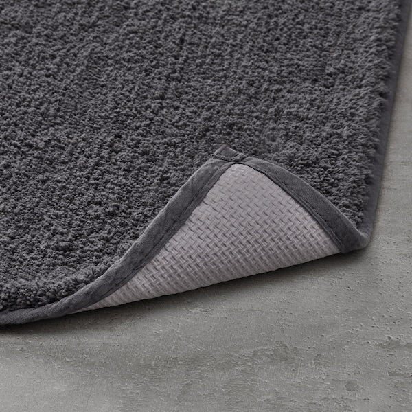 IKEA SÖDERSJÖN bath mat, 20x31 in Dark Gray, Ikea Ireland | 1490ERQSC