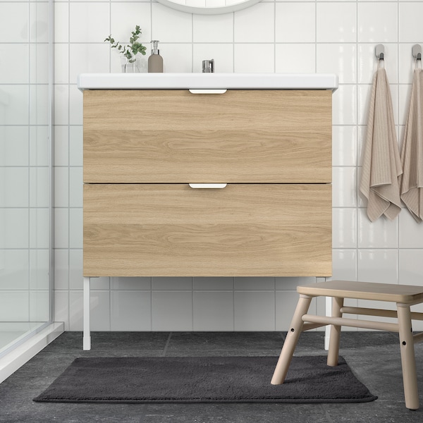 IKEA SÖDERSJÖN bath mat, 20x31 in Dark Gray, Ikea Ireland | 1490ERQSC