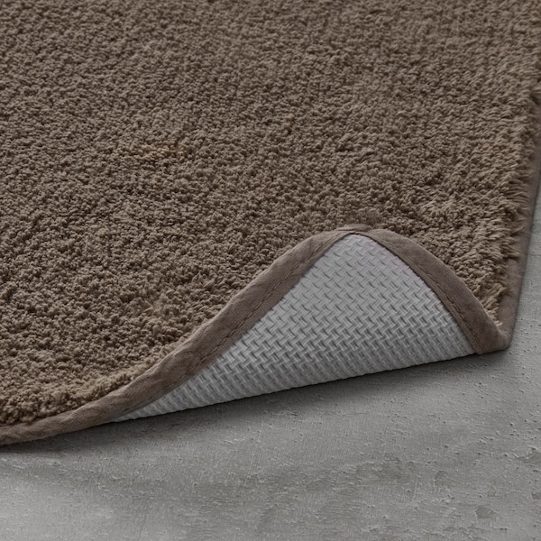 IKEA SÖDERSJÖN bath mat, 20x31 in Gray / Brown, Ikea Ireland | 4162BNDQU