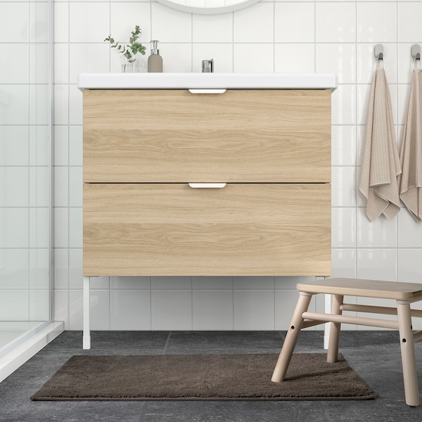 IKEA SÖDERSJÖN bath mat, 20x31 in Gray / Brown, Ikea Ireland | 4162BNDQU