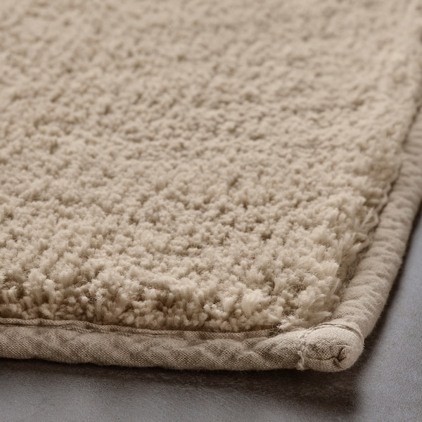 IKEA SÖDERSJÖN bath mat, 20x31 in Light Beige, Ikea Ireland | 2504OFBGQ