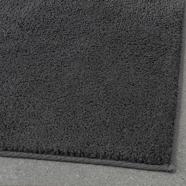 IKEA SÖDERSJÖN bath mat, 24x47 in Dark Gray, Ikea Ireland | 2098MBNVR