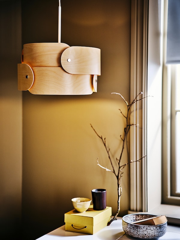 IKEA SÖDÅKRA pendant lamp, birch, 18 in, Ikea Ireland | 3509IJHPA