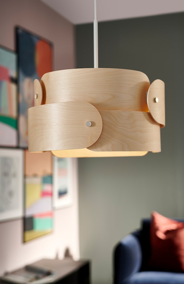 IKEA SÖDÅKRA pendant lamp, birch, 18 in, Ikea Ireland | 3509IJHPA