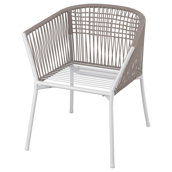 IKEA SEGERÖN armchair, outdoor White / Beige, Ikea Ireland | 1896YHAUJ