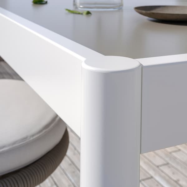 IKEA SEGERÖN bar table, outdoor, white/beige, 35x35 in, Ikea Ireland | 9453BVHND