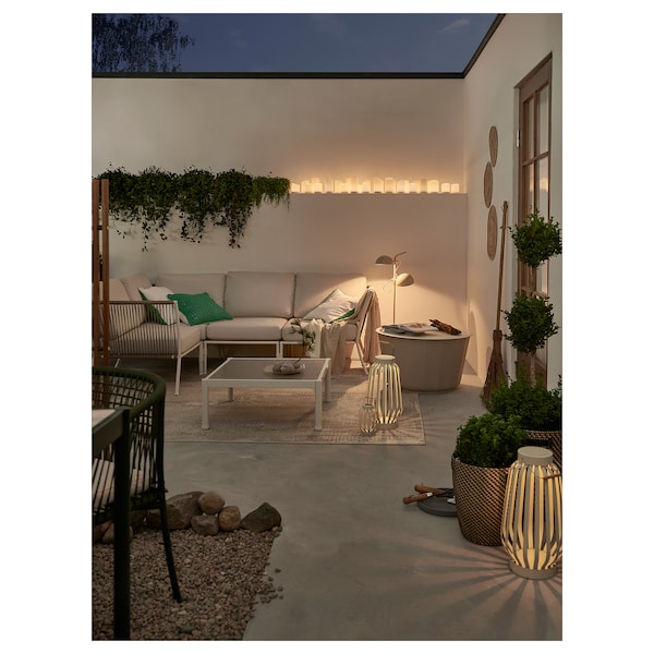 IKEA SEGERÖN coffee table, outdoor, white/beige, 28 3/4x28 3/4 in, Ikea Ireland | 9587PNGTO