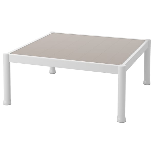 IKEA SEGERÖN coffee table, outdoor, white/beige, 28 3/4x28 3/4 in, Ikea Ireland | 9587PNGTO